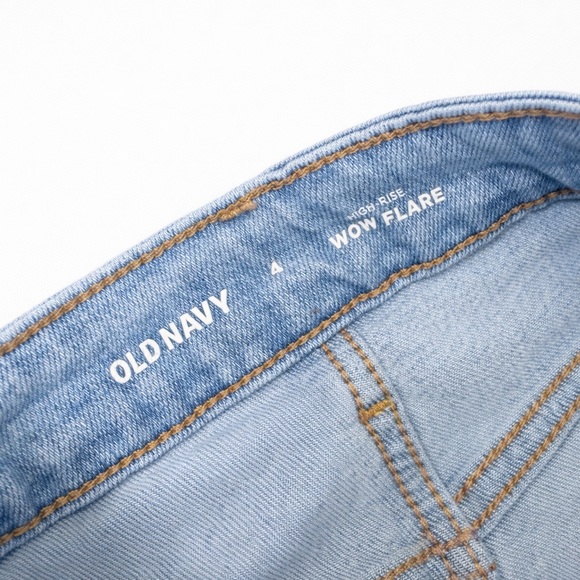 Old Navy Light Blue Flare Jeans - Picture 4 of 4